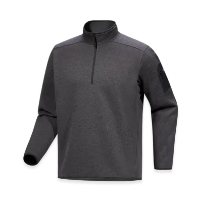 ARC'TERYX Covert Half Zip Men's "Black Heather II" X000010360
