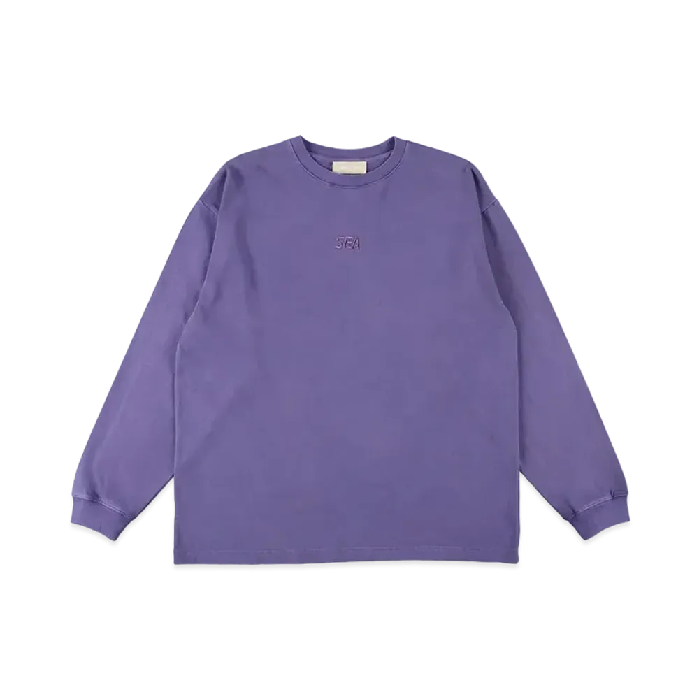WIND AND SEA Sea Pigment L/S Tee "Purple"