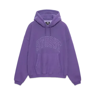 Stussy Embroidered Relaxed Hood "Purple"