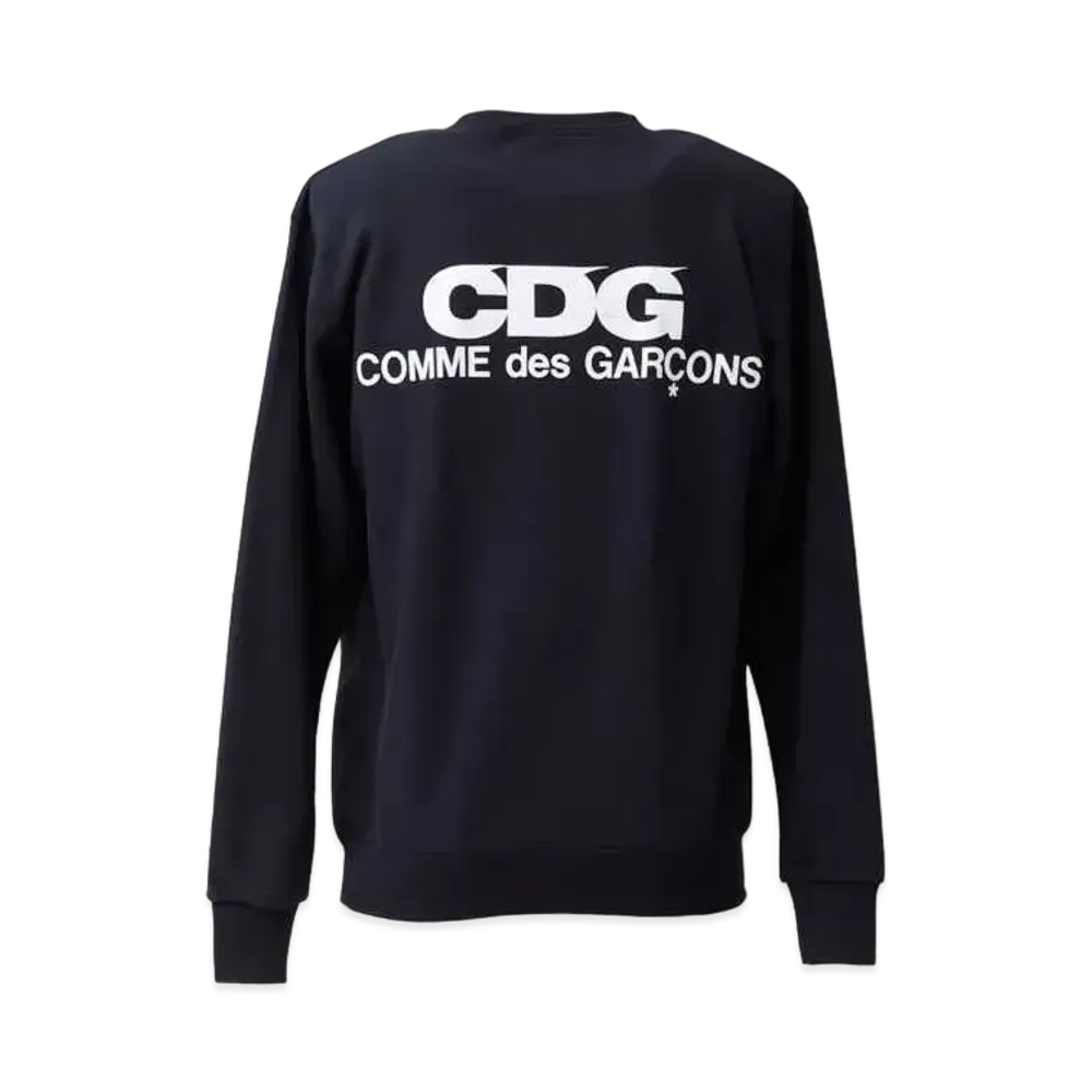 Comme des Garçons CREW NECK SWEATSHIRT "Navy"