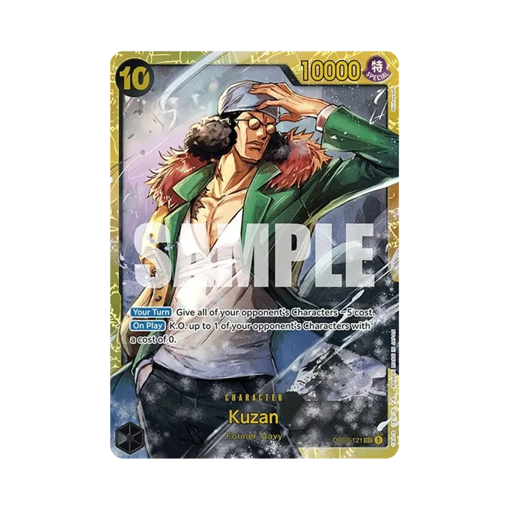 クザン SEC [OP02-121]【英語版】(プレミアムブースター「ONE PIECE CARD THE BEST」)