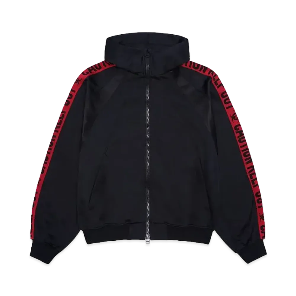 beauty:beast DOLMAN SLEEVE ”CAUTION KEEP OUT” TRACK JKT "BLACK"