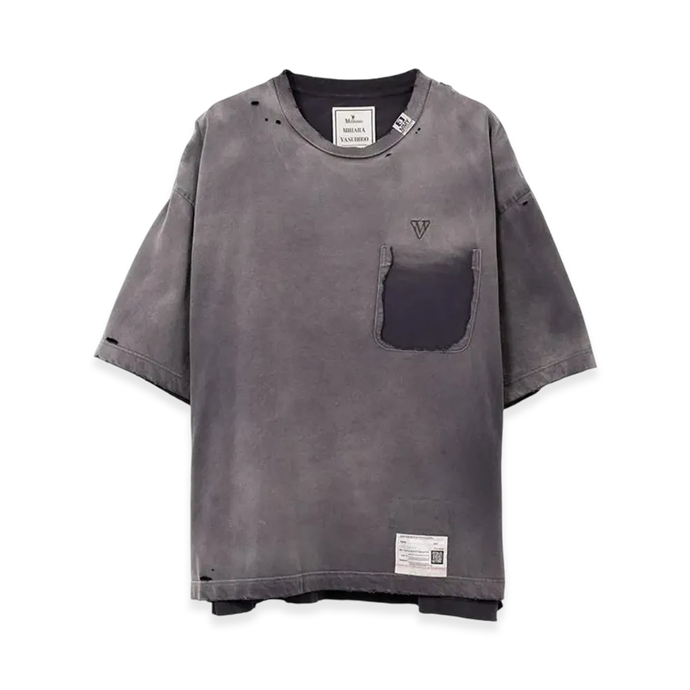 Maison MIHARA YASUHIRO Sun Faded Tee "Black"