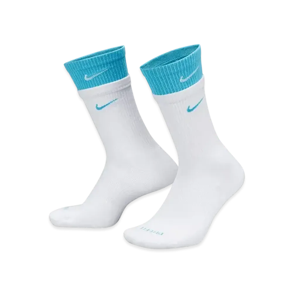 Nike U NK ED Plush Cush Crew 1P 144 DBL "White Blue"