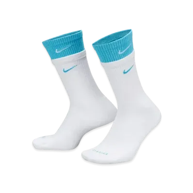 Nike U NK ED Plush Cush Crew 1P 144 DBL "White Blue"