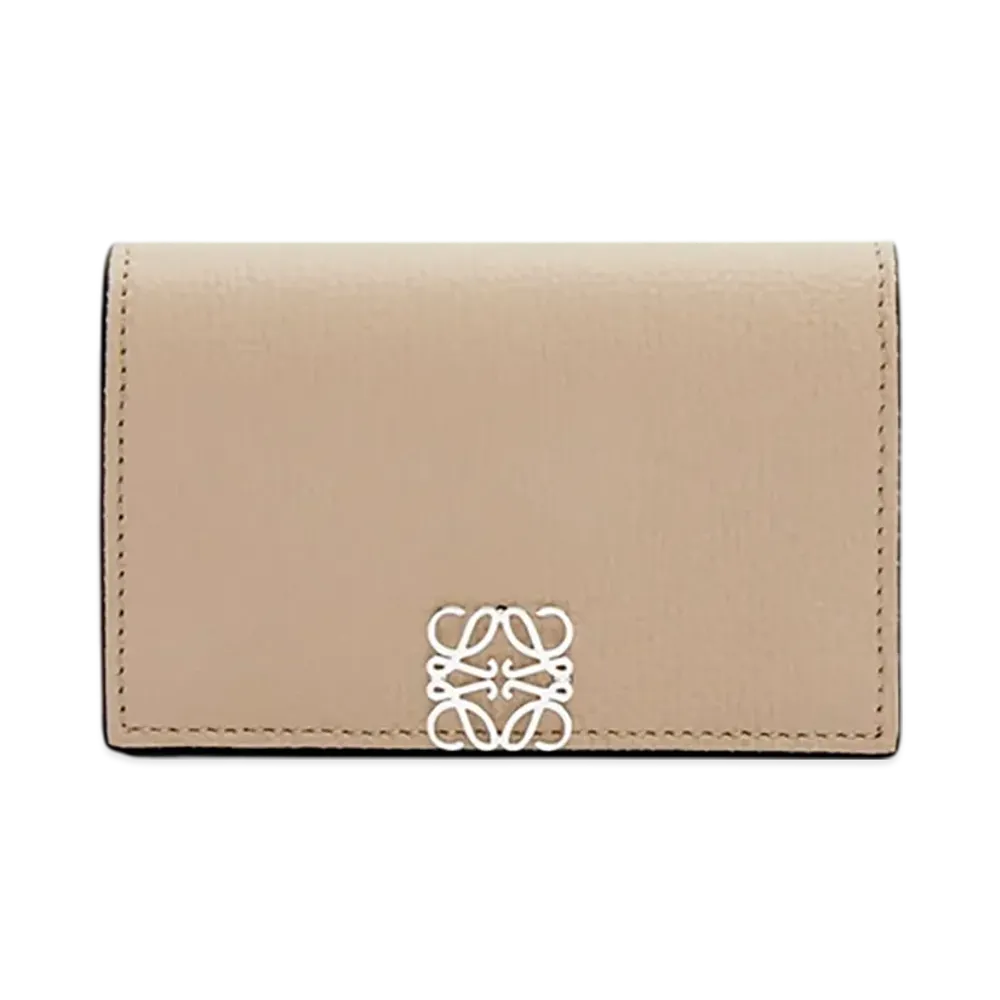 LOEWE Anagram Business Card Holder "Sand"