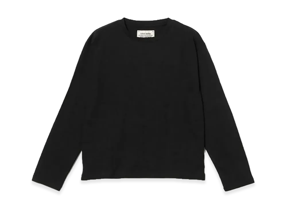 BEAMS FUTURE ARCHIVE Slub Long Sleeve Tee "Black"