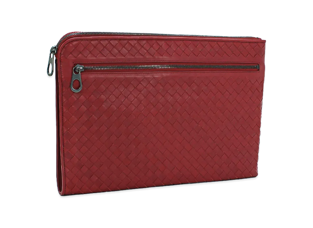 Bottega Veneta Clutch Bag Second Bag "Red"