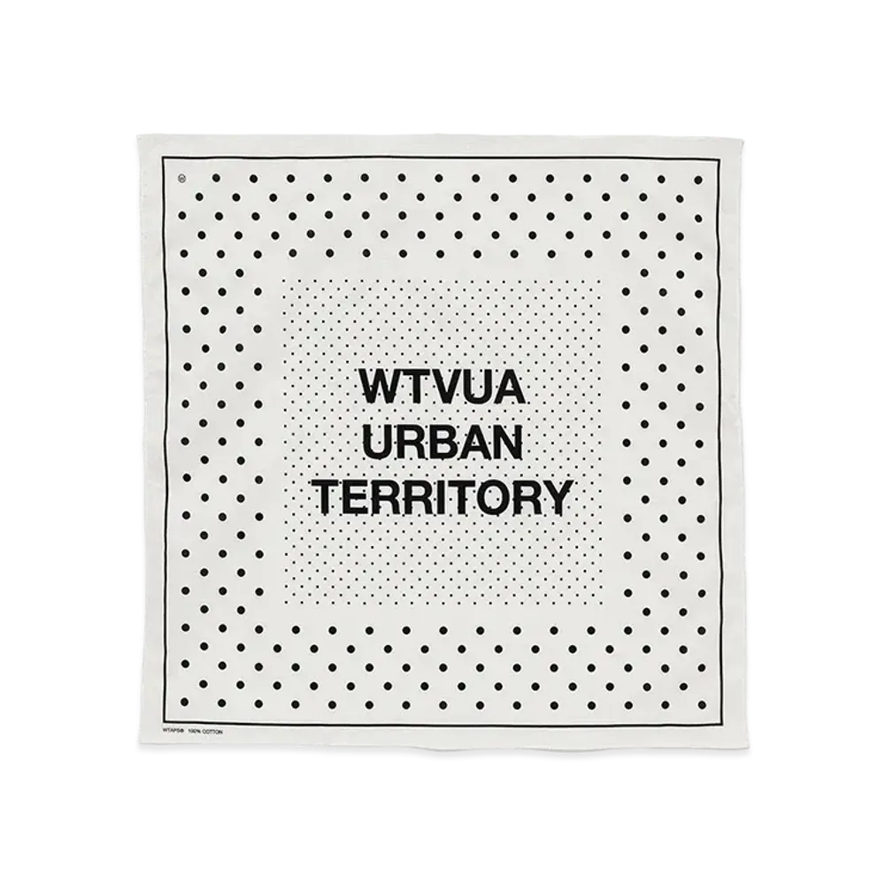 WTAPS Bandaria / Bandanna / Cotton "White"