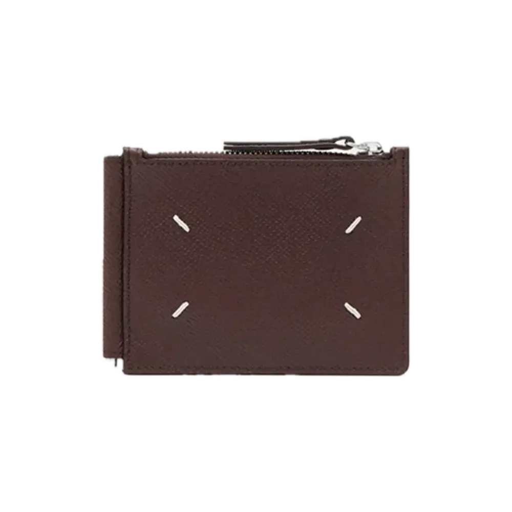 Maison Margiela 4 Stitch Money Clip Wallet "Macassar"