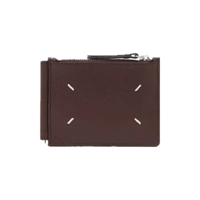 Maison Margiela 4 Stitch Money Clip Wallet "Macassar"