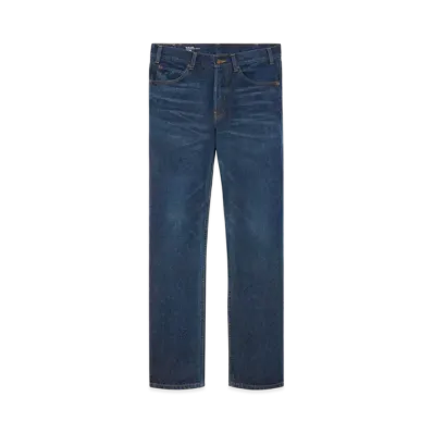 CELINE Men's Kurt Jeans in Royal Indigo Wash Denim "Classic Blue"
