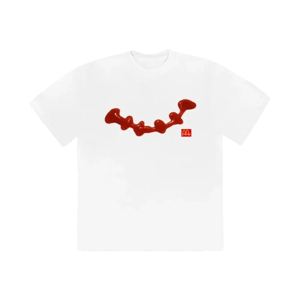 Travis Scott Cactus Jack x McDonald's Ketchup T-Shirt "White"