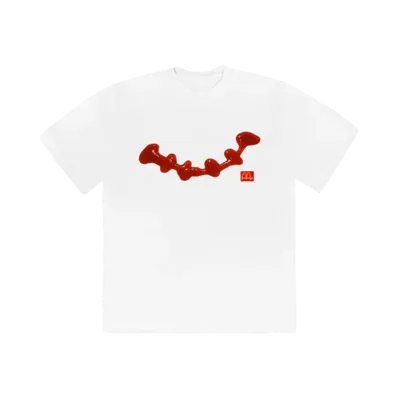 Travis Scott Cactus Jack x McDonald's Ketchup T-Shirt "White"