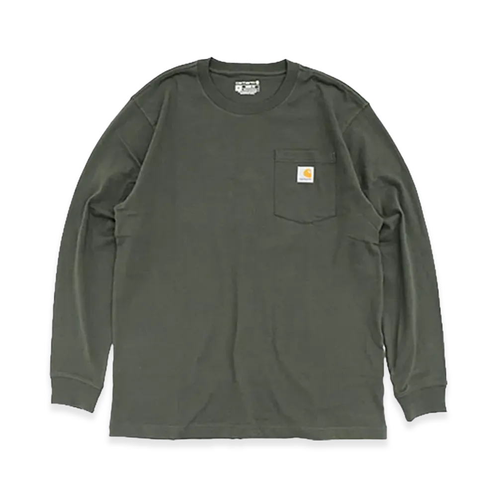 Carhartt Workwear Pocket Long Sleeve T-Shirt "Dark Charcoal"