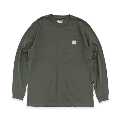 Carhartt Workwear Pocket Long Sleeve T-Shirt "Dark Charcoal"