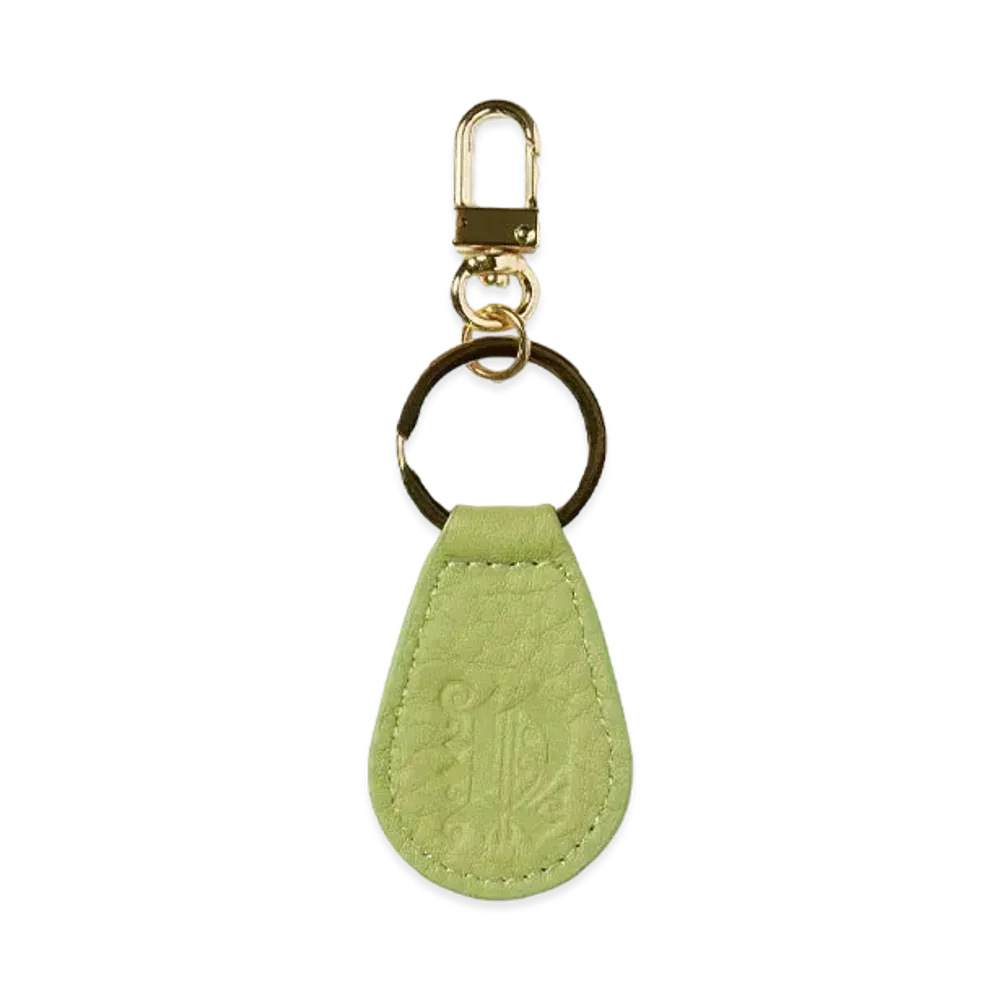 thisisneverthat Leather Keychain "Light Green"