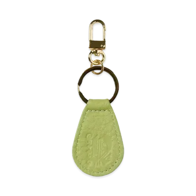 thisisneverthat Leather Keychain "Light Green"