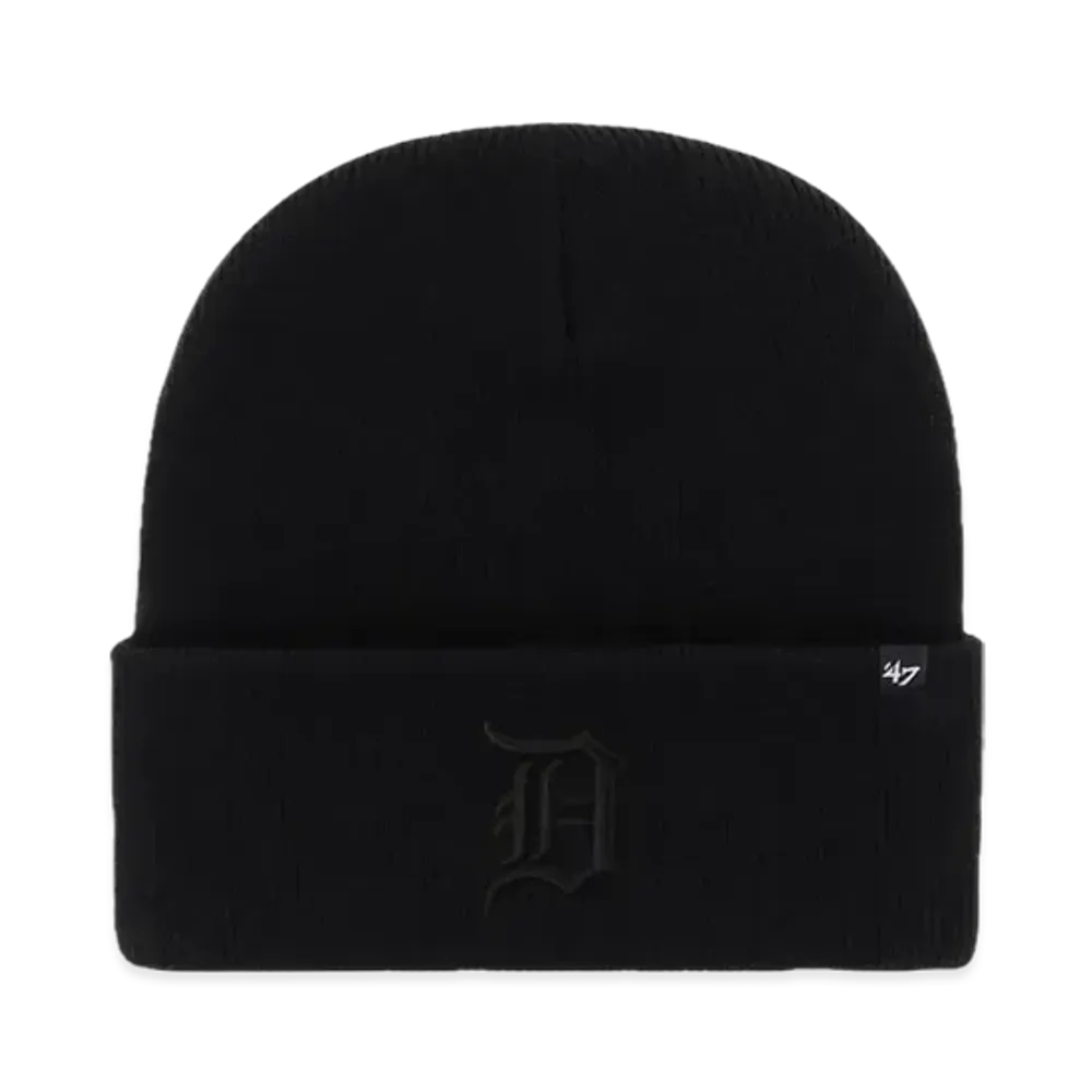 47 MLB Haymaker Cuff Knit "Tigers Black Black"