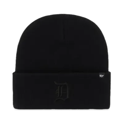 47 MLB Haymaker Cuff Knit "Tigers Black Black"