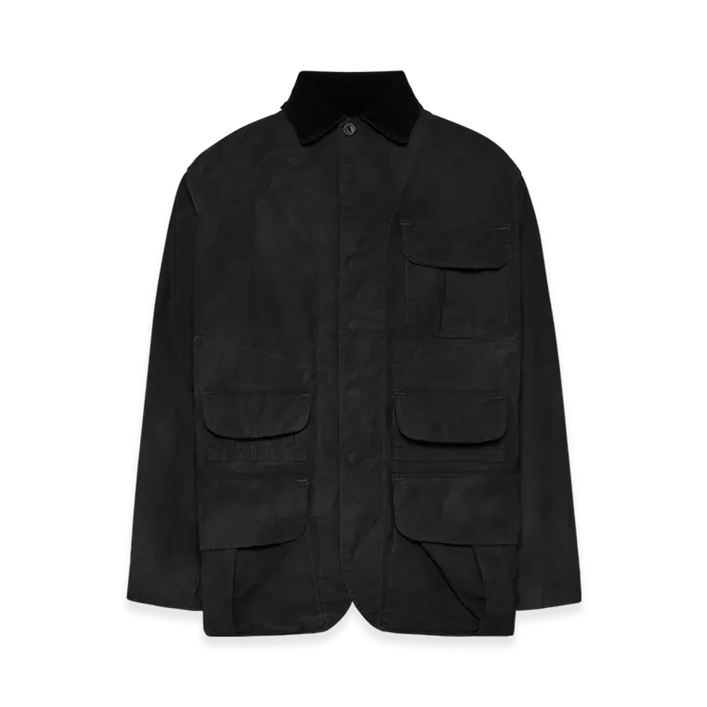 Maison Margiela Men's Waxed Cotton Jacket "Black"