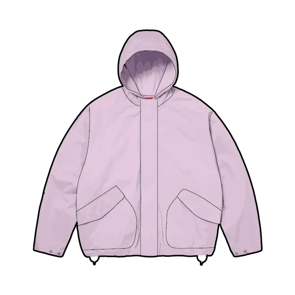 Supreme Hooded Raglan Jacket "Lilac"