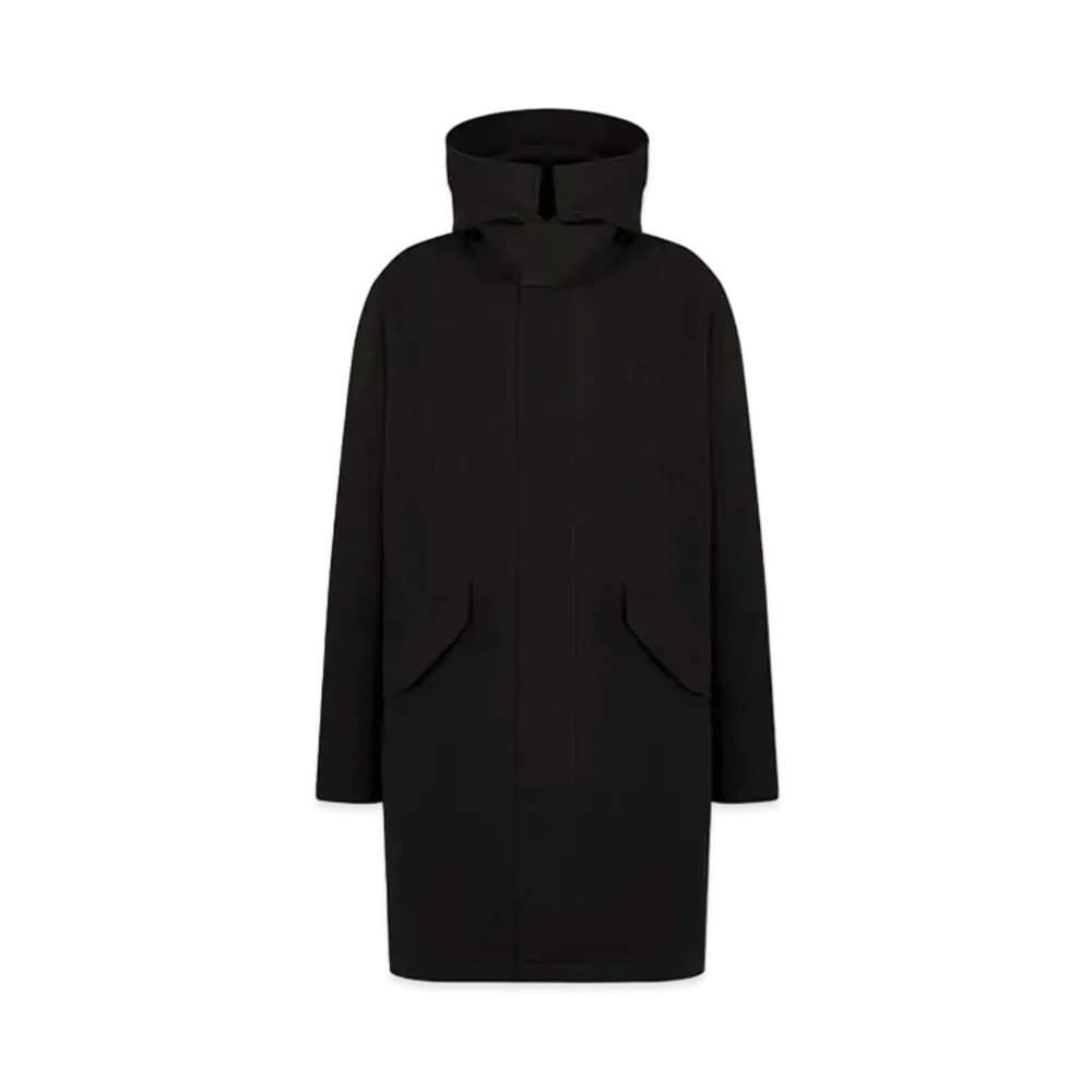 Dior CD Icon Hoodie Cotton Gabardine "Black"