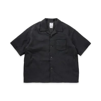 visvim Wallis Down Shirt S/S "Black"