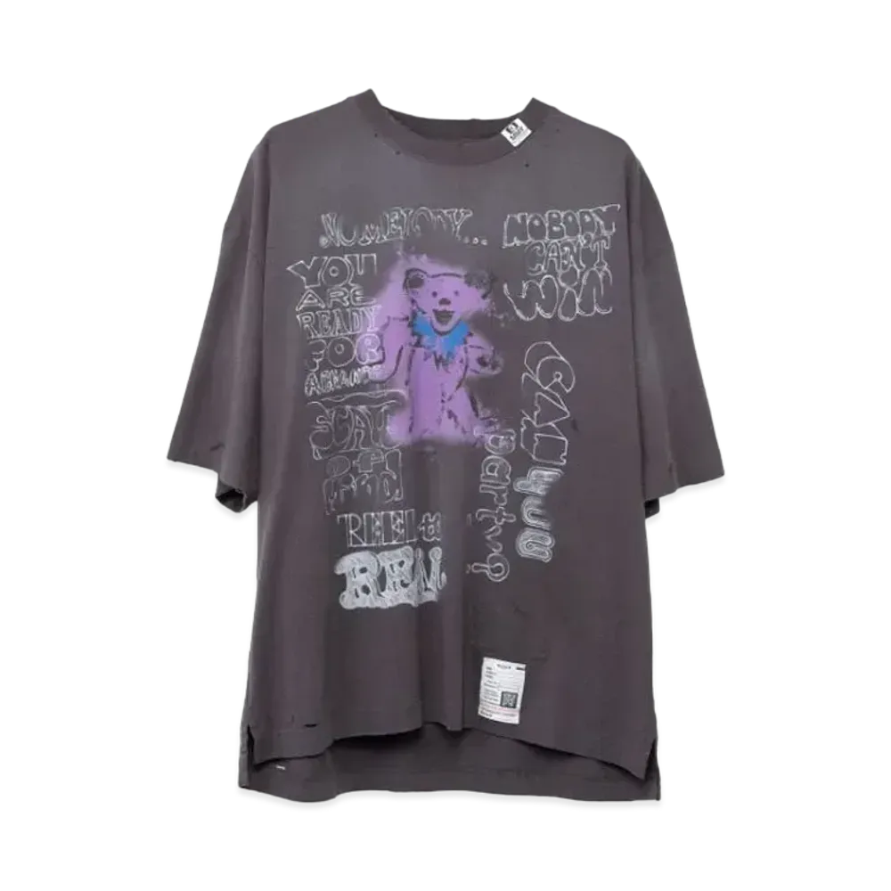 Maison MIHARA YASUHIRO Distressed T-shirt "Black"