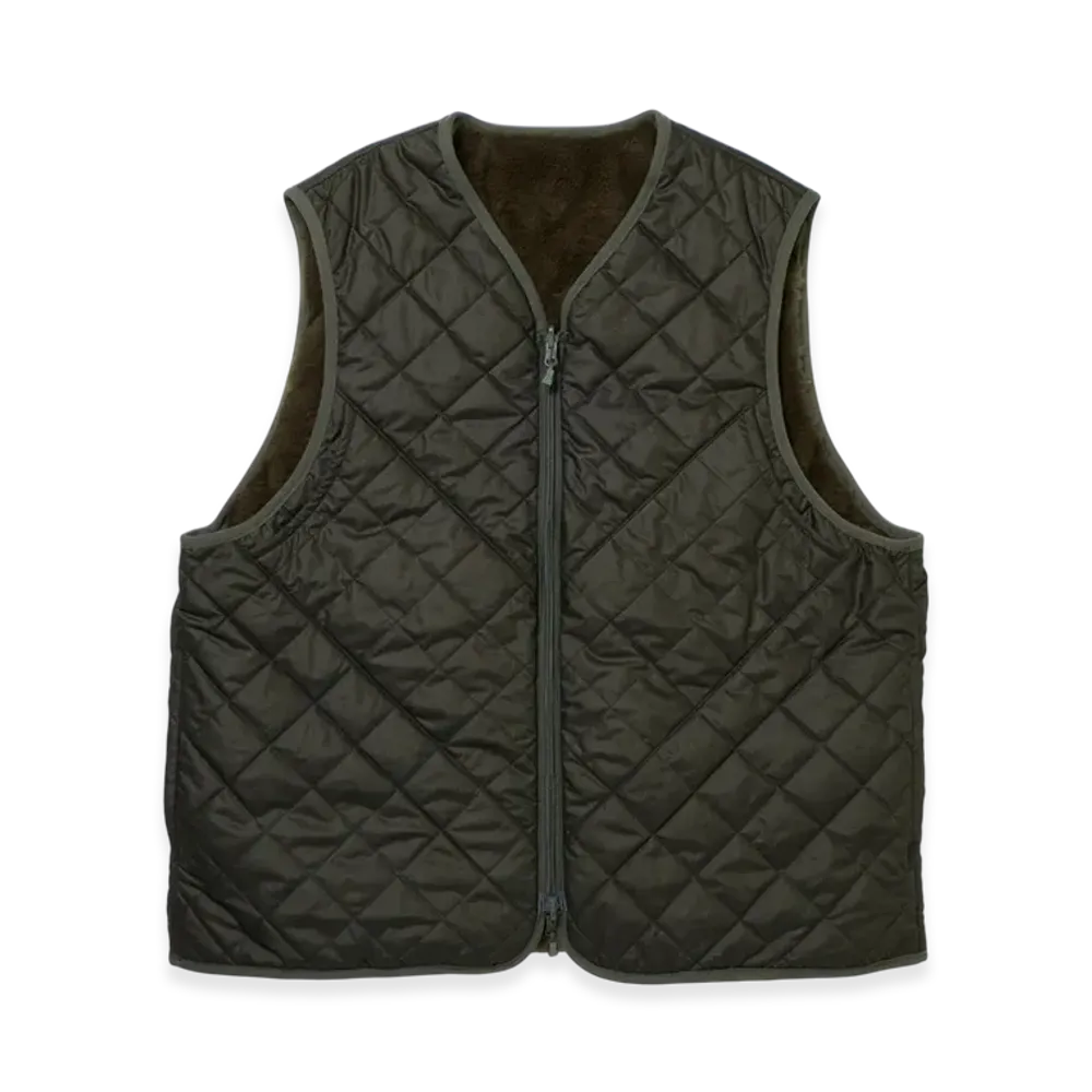 DAIWA PIER39 Tech Reversible British Hunter Fur Vest "D.Green"