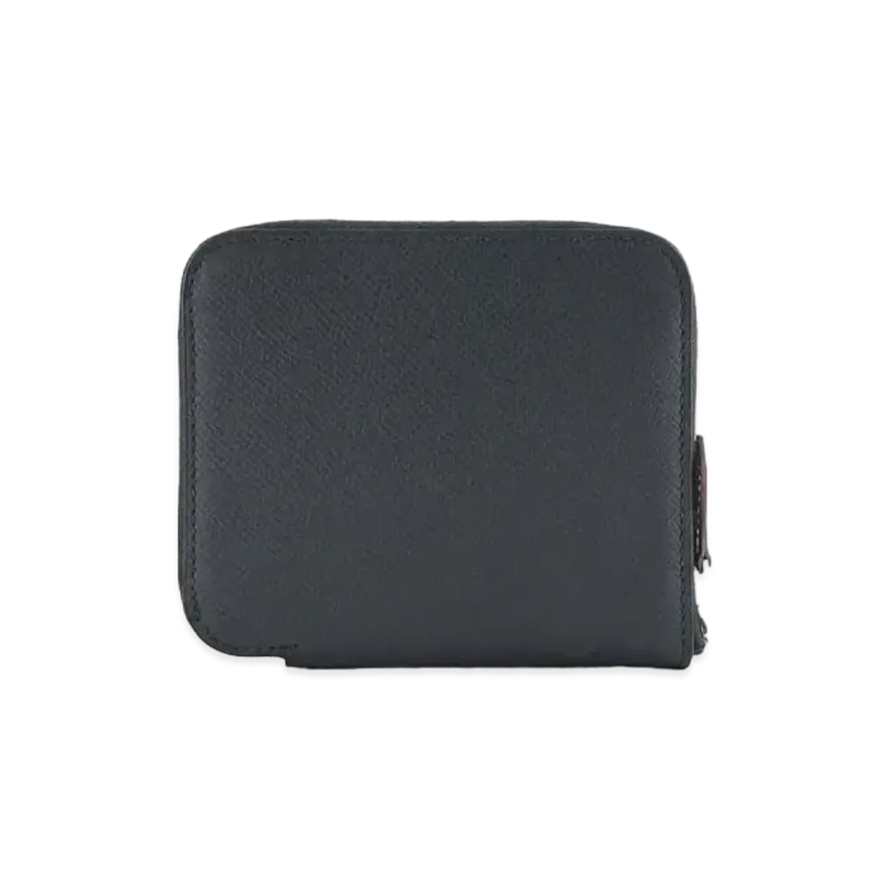 Hermes Azap Silk In Compact Veau Epsom "Noir/Noir/Silver"