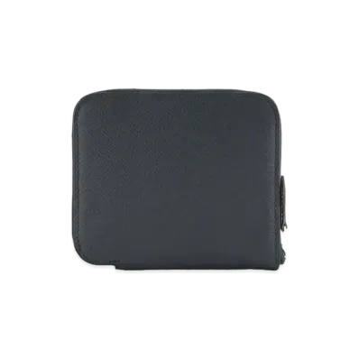 Hermes Azap Silk In Compact Veau Epsom "Noir/Noir/Silver"