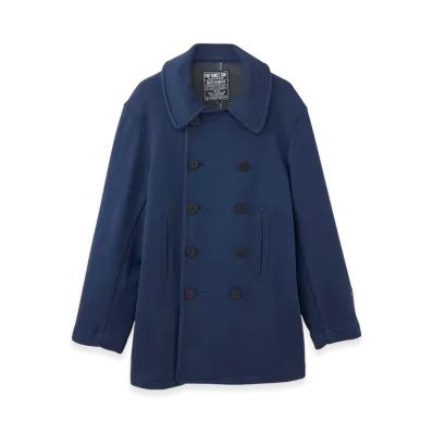 HYSTERIC GLAMOUR Triangle Woman Patch P Coat "Navy"