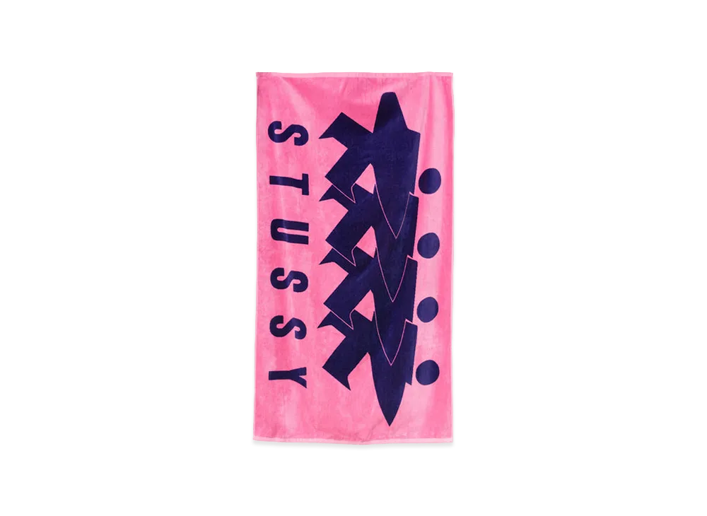 Stussy Surfman Beach Towel "Pink"