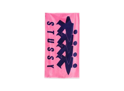 Stussy Surfman Beach Towel "Pink"