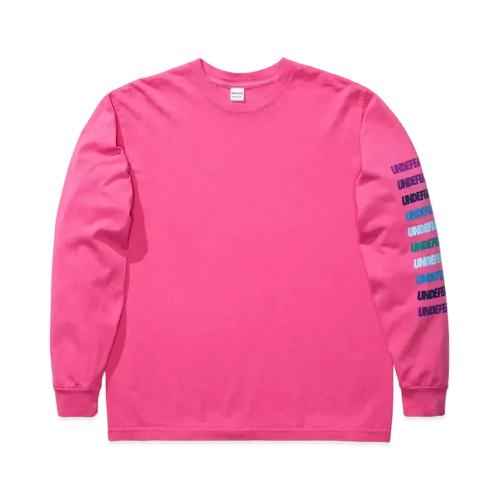UNDEFEATED GRADIENT L/S TEE - 80088 "Pink"