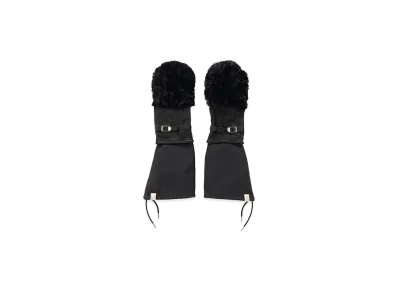 visvim Musher Suede Mittens "Black"