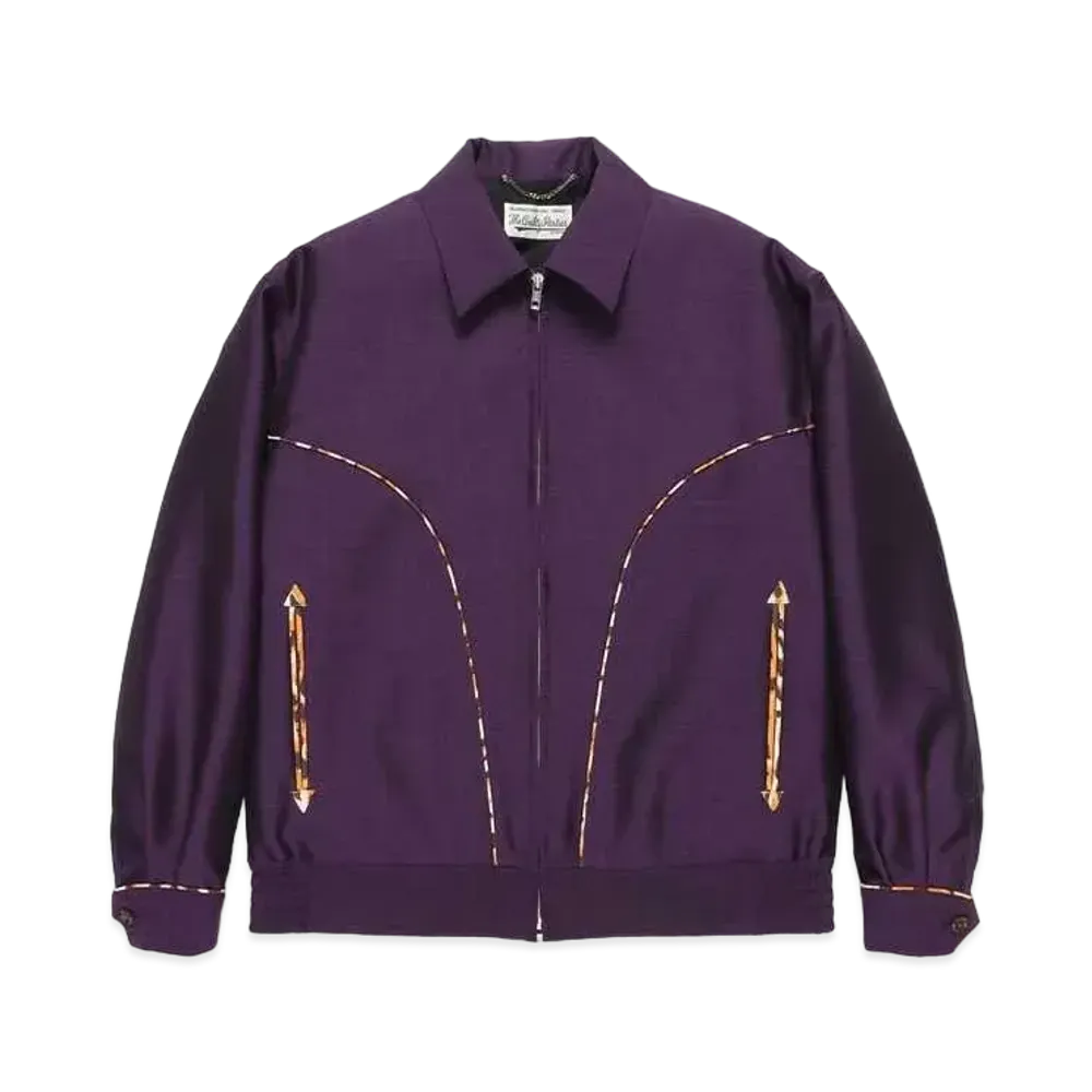 WACKO MARIA Velvet Western Jacket (Import Fabric / Dormeuil) "Purple"