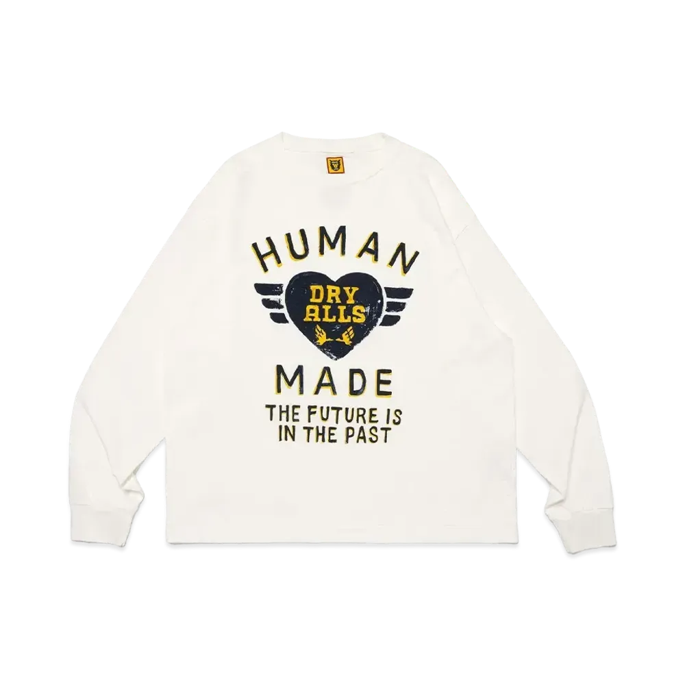 HUMAN MADE Graphic L/S T-Shirt "White"