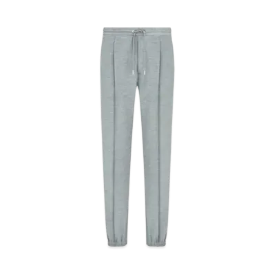 Dior Tailored Track Pants Slab Cotton Blend "Gray"