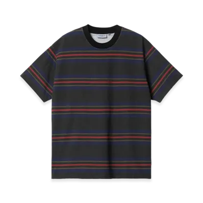 Carhartt WIP Oregon Stripe T-Shirt "Black"