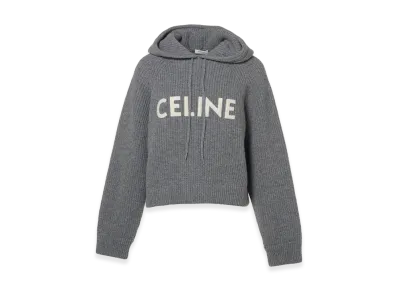 CELINE Wool Hoodie "Gray"