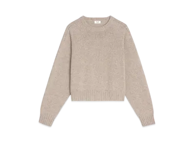 CELINE Crew Neck Sweater In Seamless Cashmere "Sand"