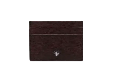 Dior Calf Card Case "Burgundy"