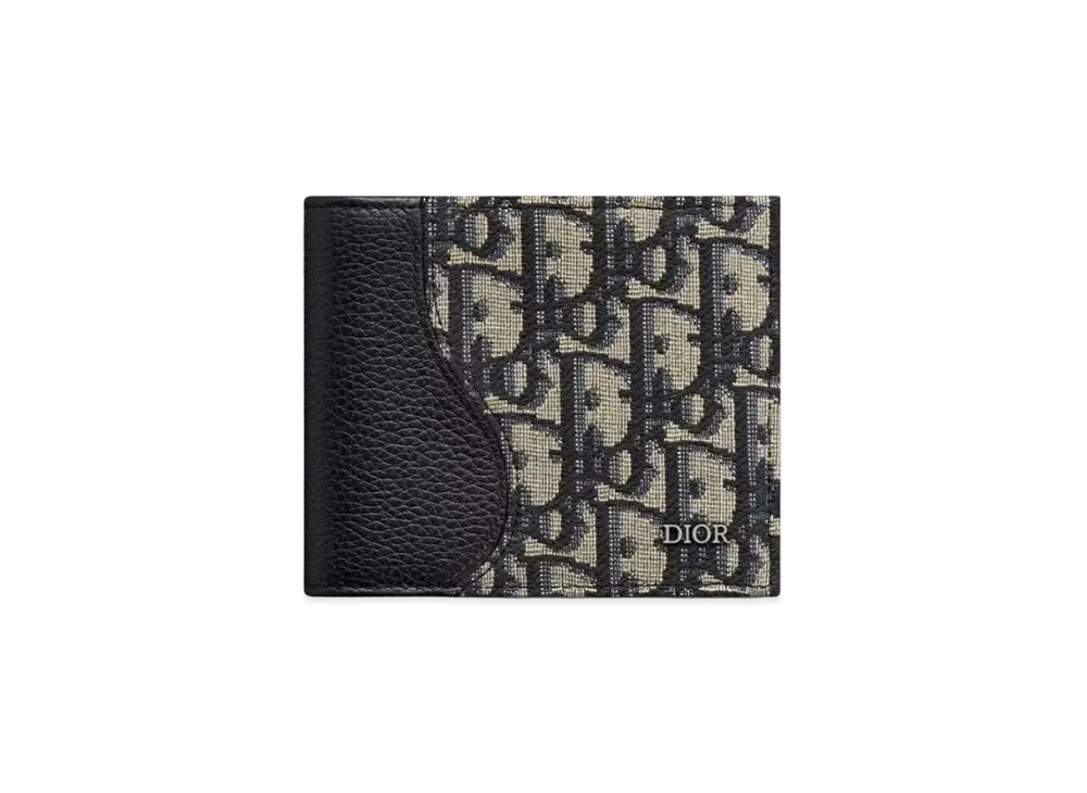 Dior Saddle Wallet "Beige/Black"