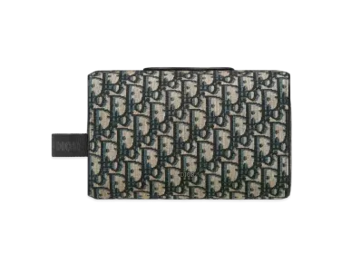 Dior Lingot Toiletry Case Dior Oblique Jacquard "Beige/Black"