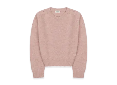 CELINE Women's Round Neck Sweater "Pink"