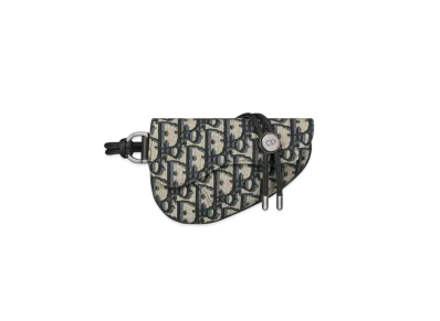 Dior Saddle Case with Cord for AirPods Pro Dior Oblique Jacquard "Beige/Black"