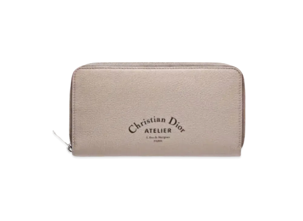 Dior Grain Calfskin Leather Wallet "Toop"