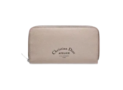 Dior Grain Calfskin Leather Wallet "Toop"